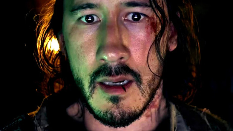 Simon looking on in terror in "Iron Lung"