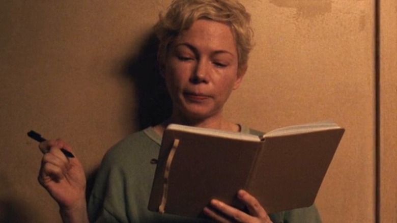 Molly reading her journal in "Dying for Sex."