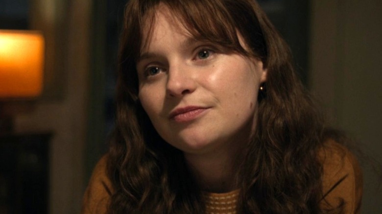 Dolours Price pursing her lips in "Say Nothing."
