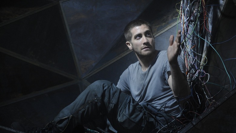 Colter Stevens awakening after his time loop experience in Source Code (2011)