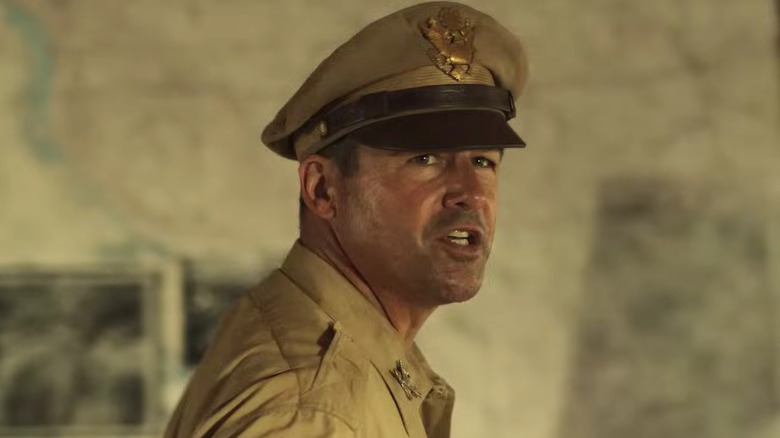 Colonel Cathcart looking serious on Catch-22
