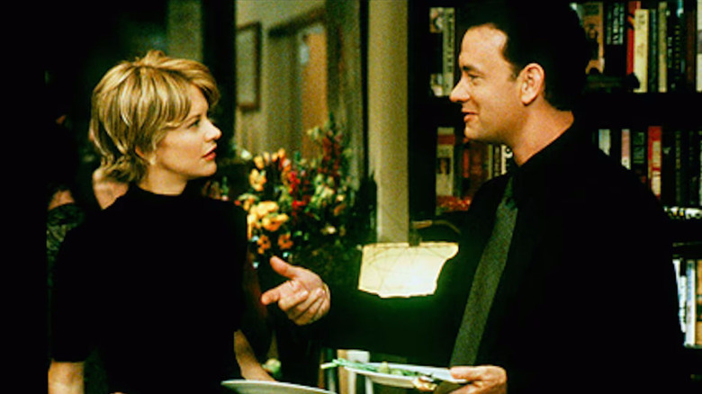 Kathleen and Joe talking in You've Got Mail