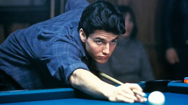 Vincent Lauria lining up a shot in The Color of Money