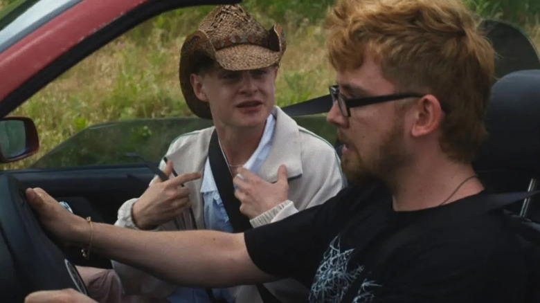 Balthazar meeting Solomon in Texas in Our Hero Balthazar (2025)