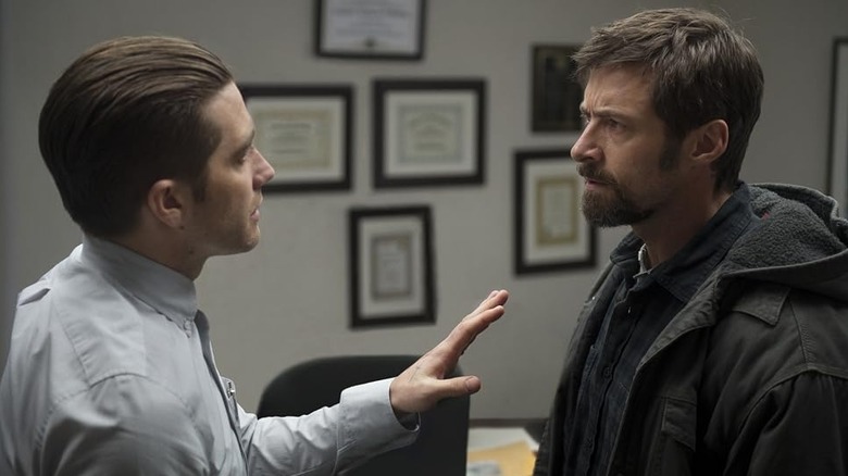 Loki tries to calm Keller down in "Prisoners" (2013)
