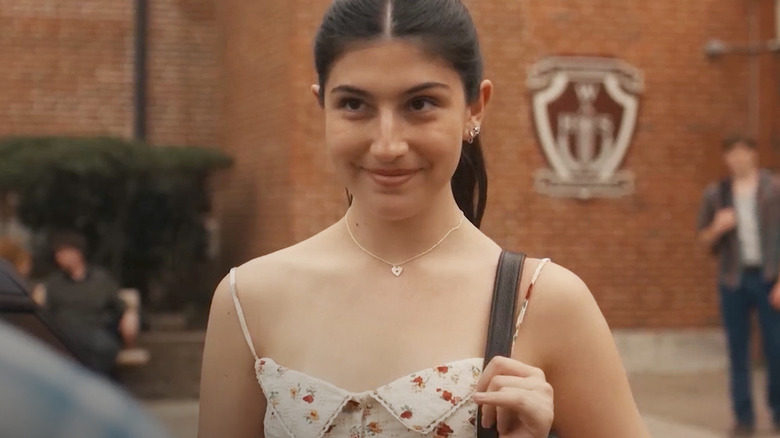 Sophie smiling in Don't Say Good Luck