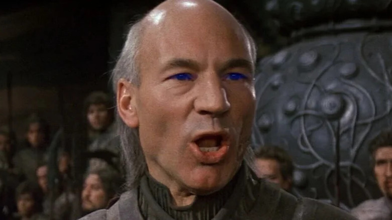 Gurney Halleck looking  agitated in Dune