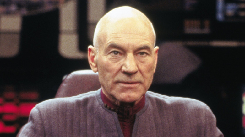 Jean-Luc Picard looking thoughtful on Star Trek: Nemesis
