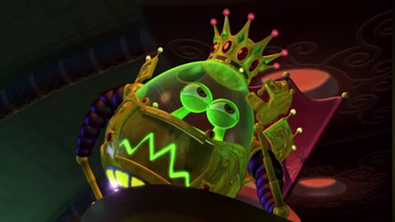 King Goobot V looking annoyed in Jimmy Neutron: Boy Genius