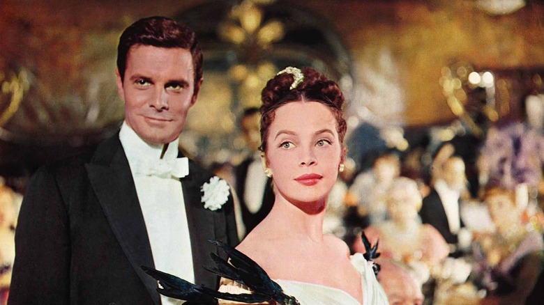 Gigi looking around at a ball in Gigi (1958)