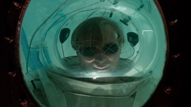 Eddie Jessup in flotation tank in Altered States