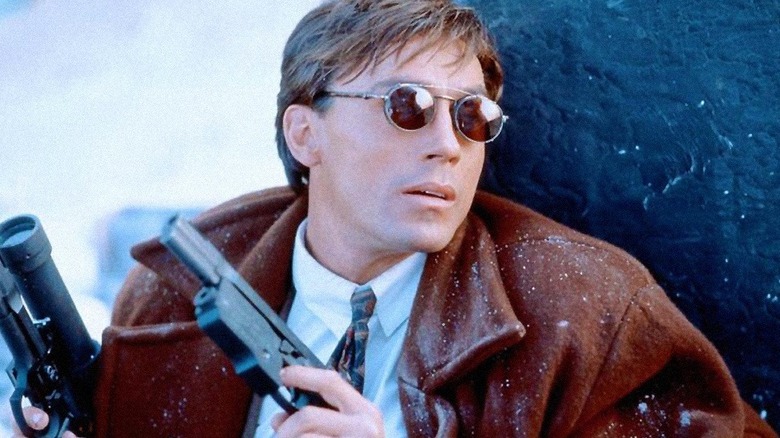 Alex Rain holding two guns in Nemesis