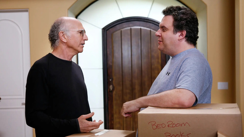 Larry speaking to Jeff in "Curb Your Enthusiasm"