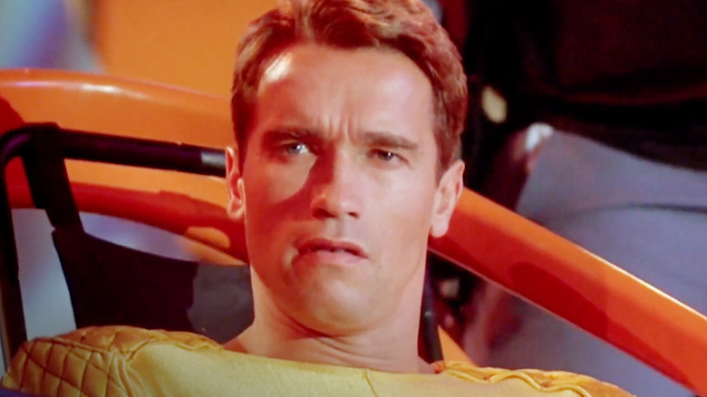 Ben Richards about to be sent off in The Running Man (1987)