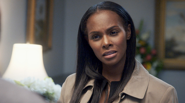 Candace looking inquisitively in The Haves and the Have Nots (2013)