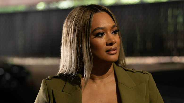 Fatima in a green jacket in Zatima (2022)