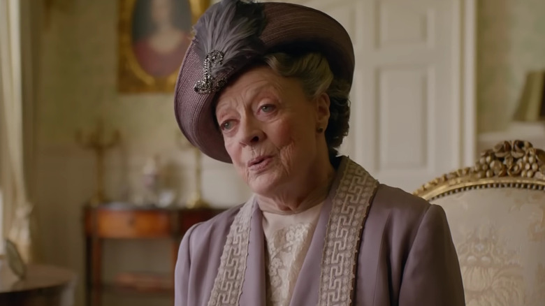 Violet Crawley wearing purple on "Downton Abbey" (2010-2015)