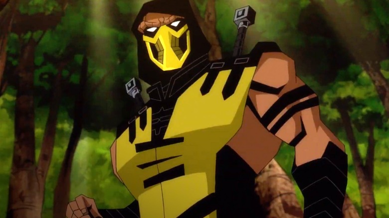 Scorpion standing tall in "Mortal Kombat Legends: Scorpion's Revenge"