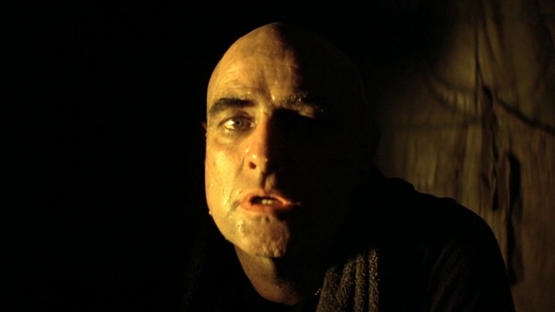 Kurtz in shadows in Apocalypse Now