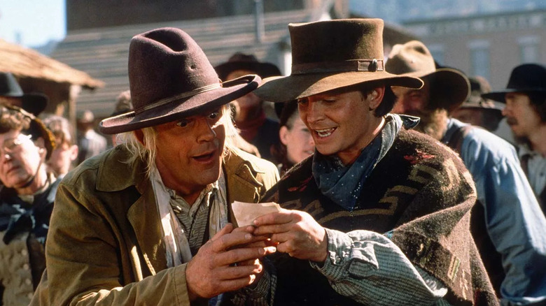 Doc and Marty in the Old west in Back to the Future Part III (1990)