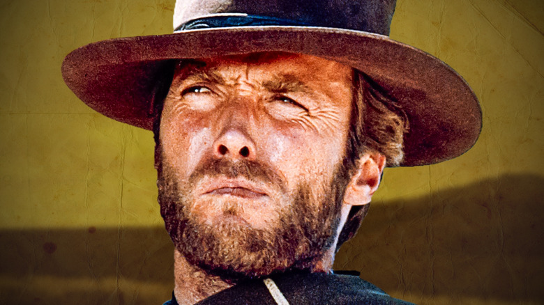A customized image featuring The Man with No Name (Clint Eastwood) in 