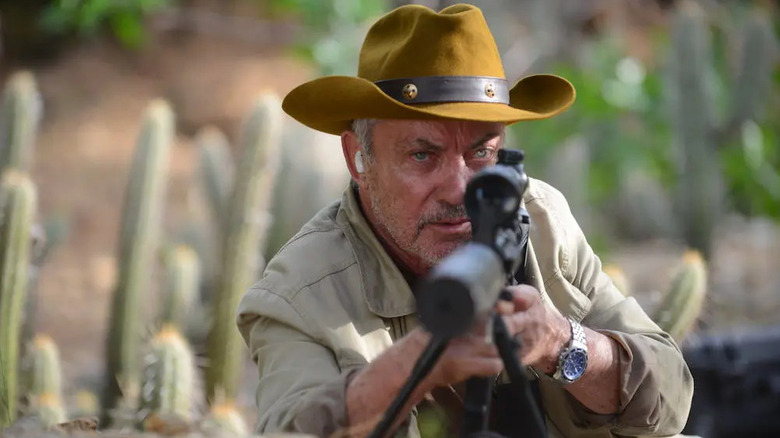 Michael sets his targets on the villagers in Bacarau (2019)