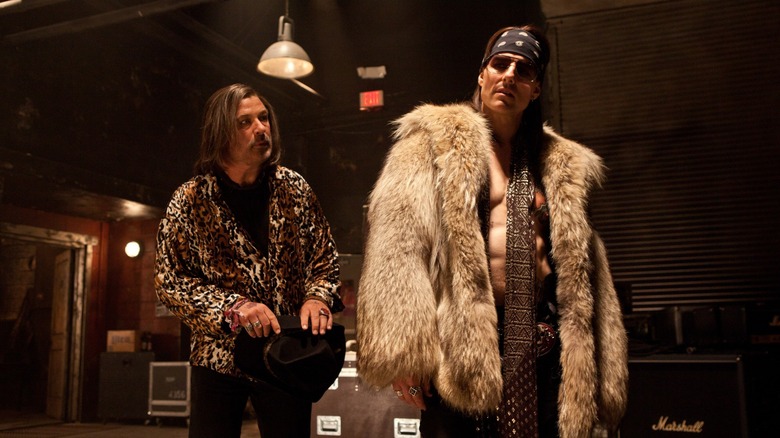 Stacee Jaxx arriving for his set in Rock of Ages (2012)