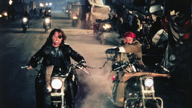 Snake stuck in a chase scene in Escape from L.A. (1996)