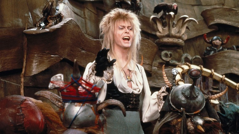 King Jareth with his cronies in Labyrinth (1986)