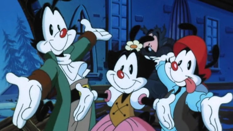 Yakko, Dot, and Wakko from "Animaniacs" (1993)