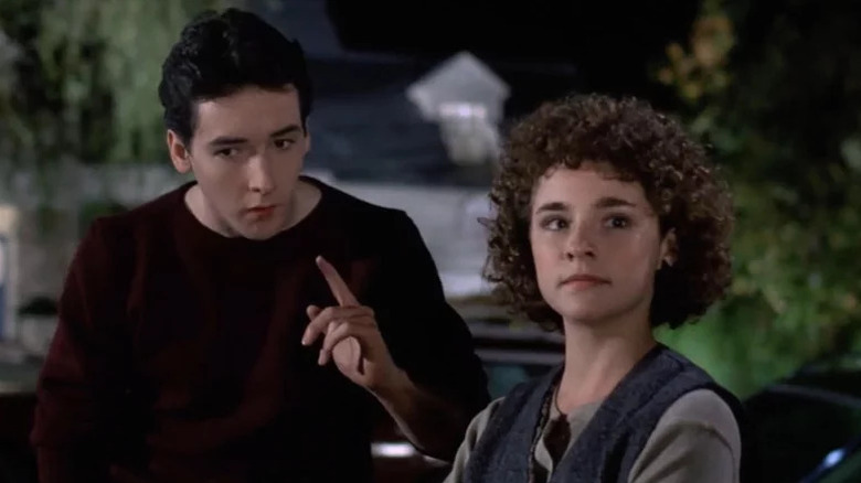 Lane Meyer and Monique Junot looking awkward in Better Off Dead