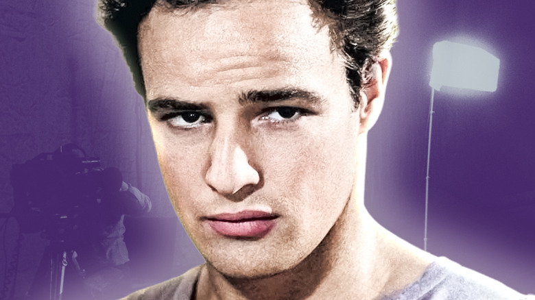 Marlon Brando in A Streetcar Named Desire against a movie set (2026)