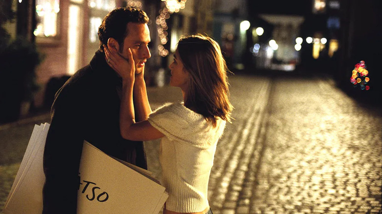 Juliet about to kiss Mark in Love Actually