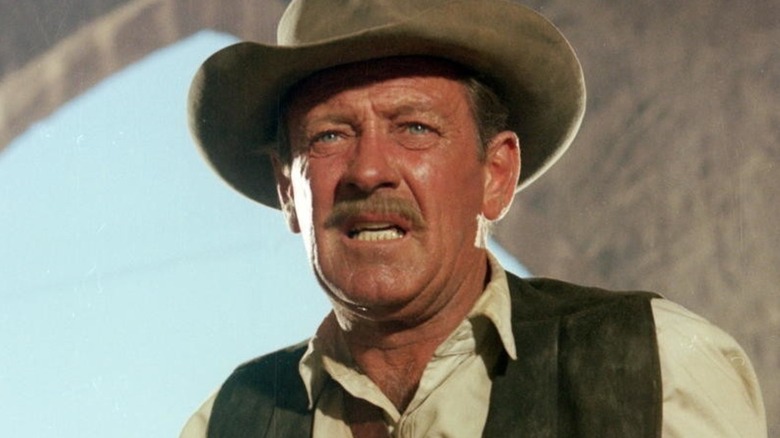 Bishop looks ferocious in a hat in Sam Peckinpah's The Wild Bunch