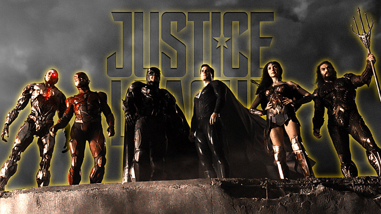 Justice League on a hill