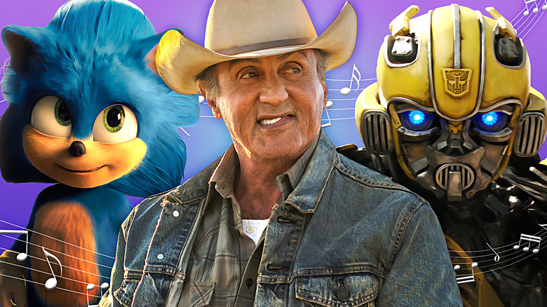 Sonic with Rambo and Bumblebee