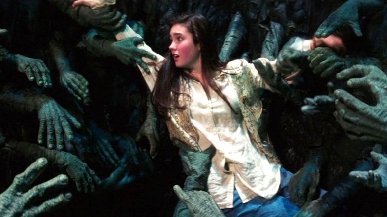 Sarah is held by the Helping Hands in Labyrinth (1986)