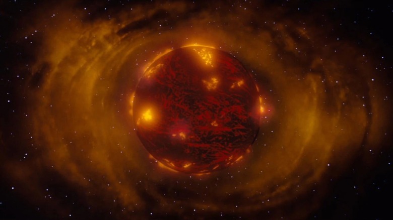 The Genesis Planet being made in "Star Trek II: The Wrath of Khan"
