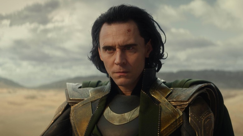 Loki looking befuddled seconds before a TVA encounter in Loki (2021)