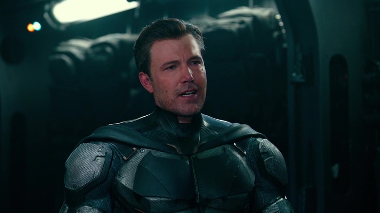 Batman speaking in Justice League