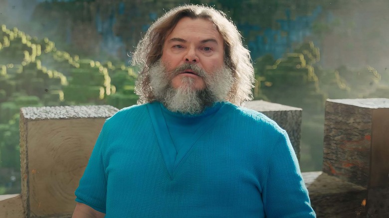 Steve preparing to announce his name in A Minecraft Movie (2025)