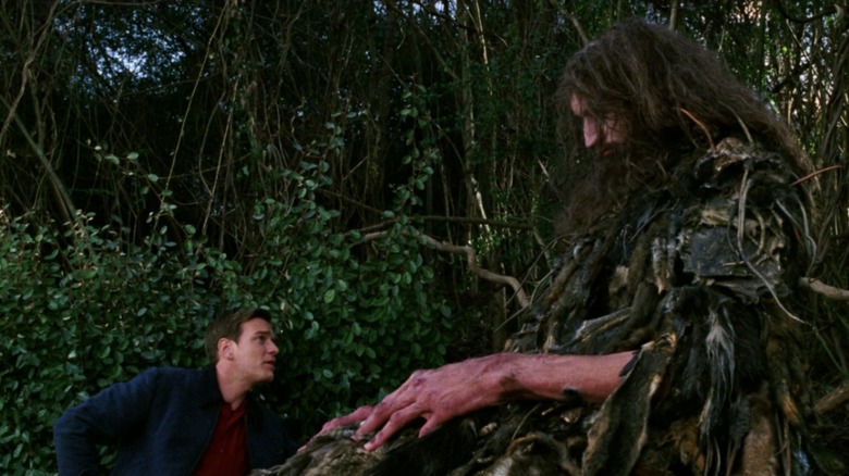 Edward Bloom meeting the giant in "Big Fish"