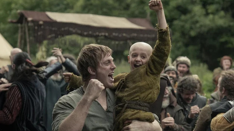 Dunk and Egg celebrating on "A Knight of the Seven Kingdoms" (2026)