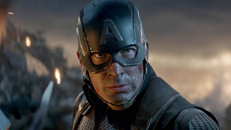 Captain America faces Thanos in 