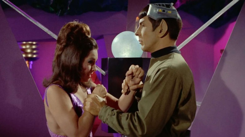 Kara dancing with Spock in Star Trek: The Original Series