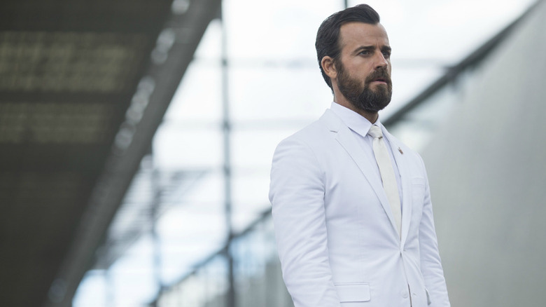 Kevin dressed in a white suit in The Leftovers