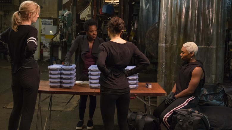 The four leads of Widows (2018)