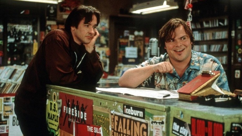 Rob and Barry hanging out in the comic book store in High Fidelity