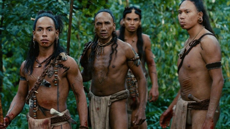A group of Mayan warriors in Apocalypto