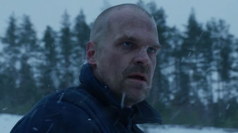Hopper in the snow